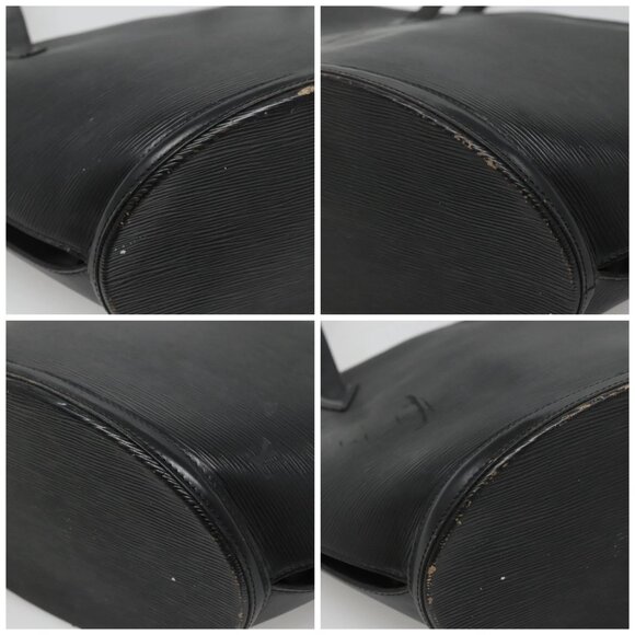 LOUIS VUITTON Epi Saint Jacques Shopping Shoulder Bag Black M52262 Auth 119122 - Picture 14 of 16